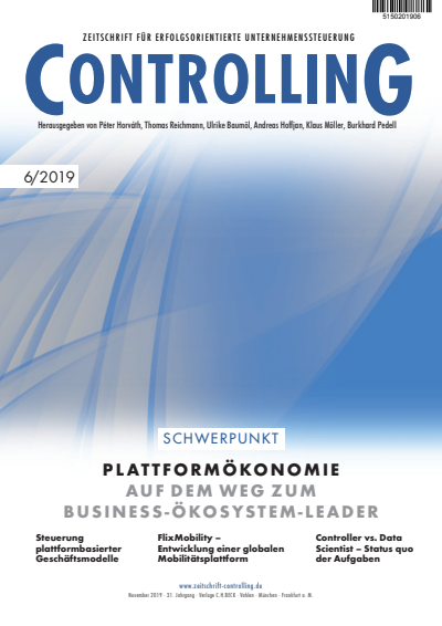 Cover of Volume: Controlling Volume 31 (2019), Edition 6
