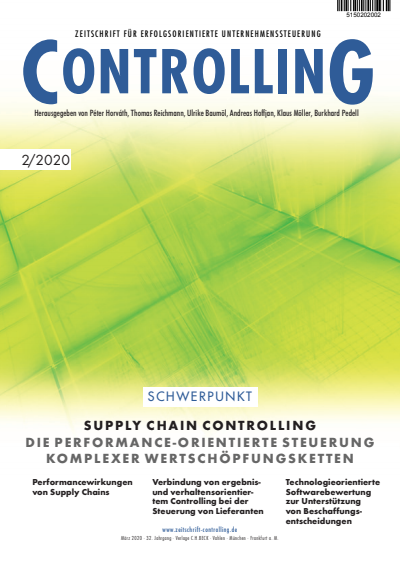 Cover der Ausgabe: Controlling Jahrgang 32 (2020), Heft 2