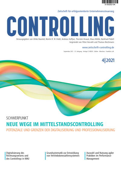 Cover of Volume: Controlling Volume 33 (2021), Edition 4