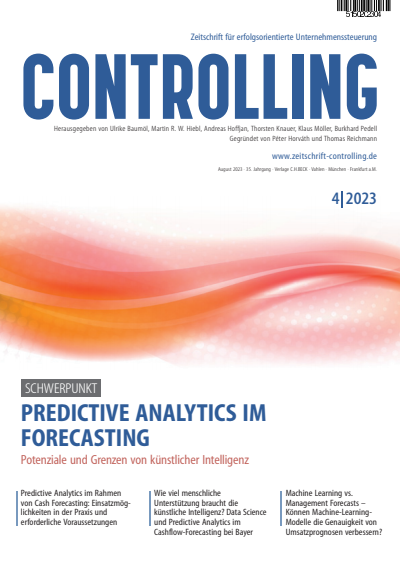 Cover der Ausgabe: Controlling Jahrgang 35 (2023), Heft 4