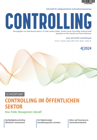 Cover der Ausgabe: Controlling Jahrgang 36 (2024), Heft 1
