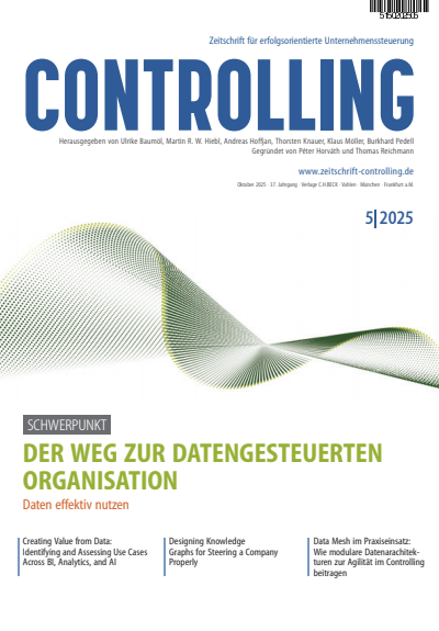 Cover der Ausgabe: Controlling Jahrgang 37 (2025), Heft 5