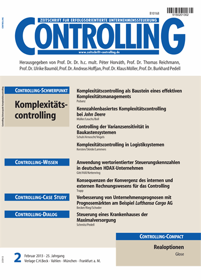Cover of Volume: Controlling Volume 25 (2013), Edition 2