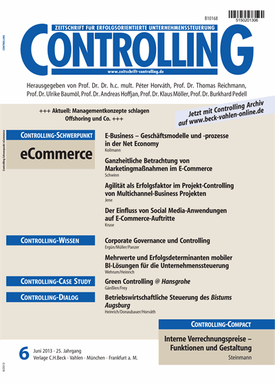 Cover of Volume: Controlling Volume 25 (2013), Edition 6