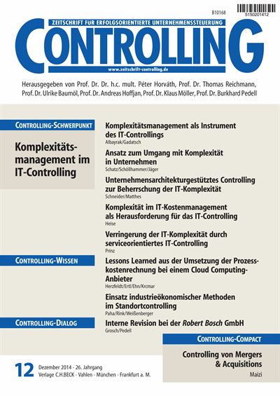 Cover of Volume: Controlling Volume 26 (2014), Edition 12