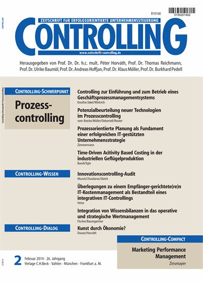 Cover of Volume: Controlling Volume 26 (2014), Edition 2