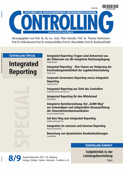 Cover of Volume: Controlling Volume 26 (2014), Edition 8-9