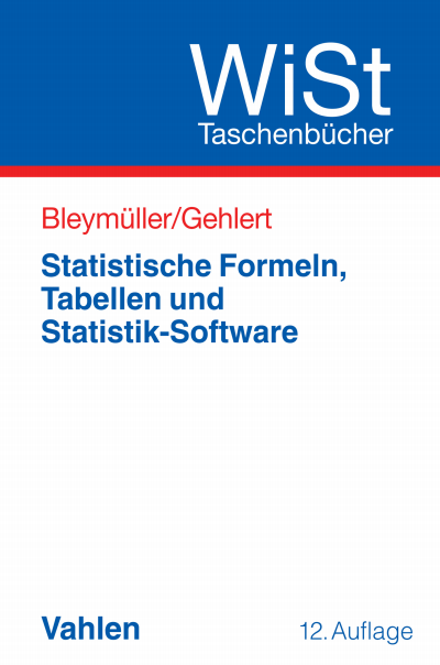 Cover of book: Statistische Formeln, Tabellen und Statistik-Software