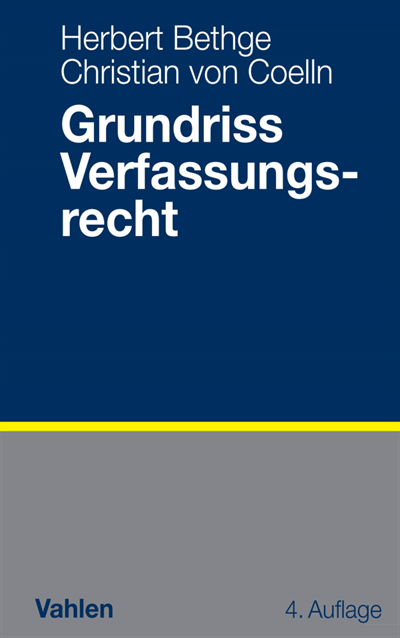 Cover of book: Grundriss Verfassungsrecht