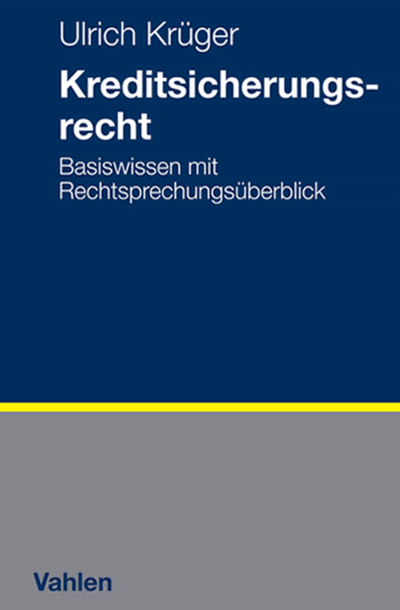 Cover of book: Kreditsicherungsrecht
