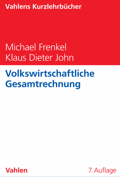 Cover of book: Volkswirtschaftliche Gesamtrechnung