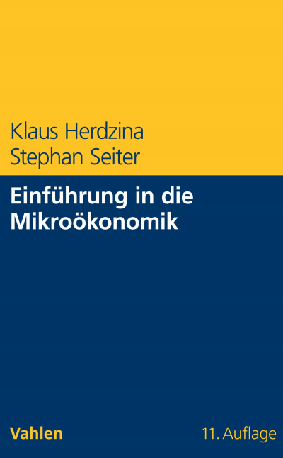 Cover des Buchs: Einführung in die Mikroökonomik