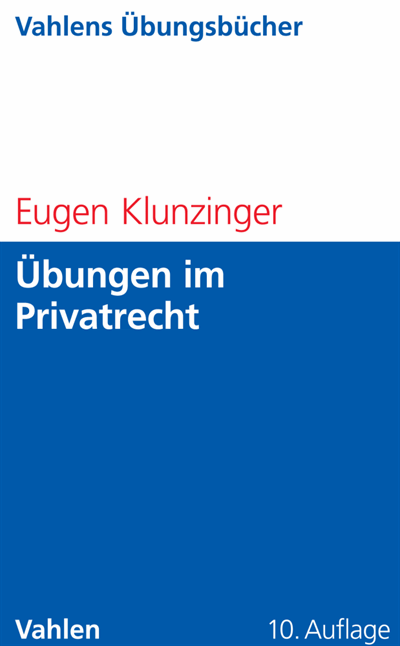 Cover of book: Übungen im Privatrecht