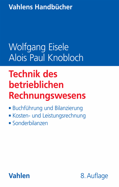 Cover of book: Technik des betrieblichen Rechnungswesens