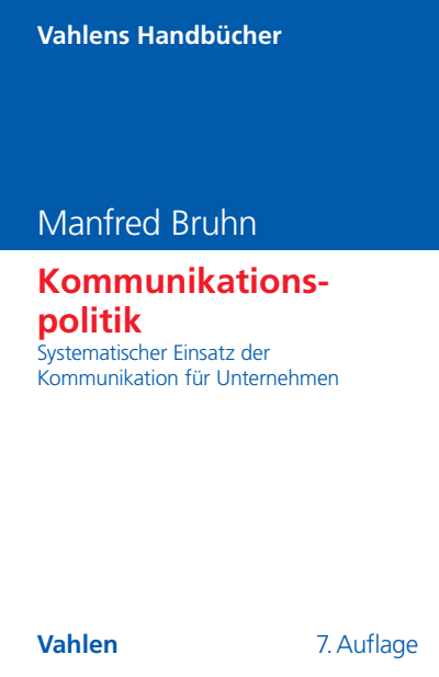 Cover of book: Kommunikationspolitik