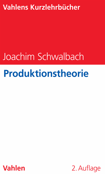 Cover des Buchs: Produktionstheorie