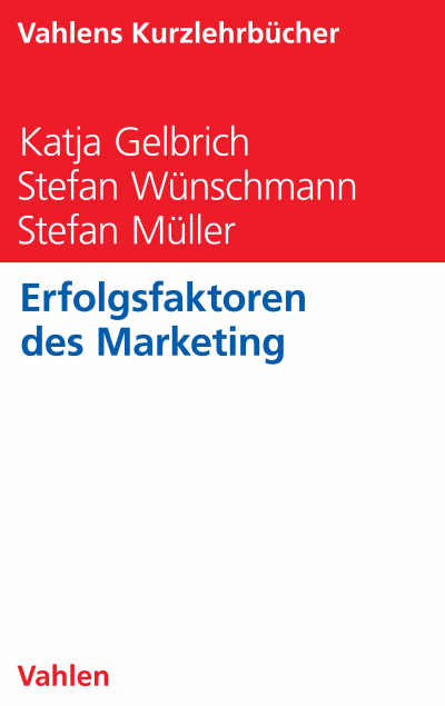 Cover of book: Erfolgsfaktoren des Marketing