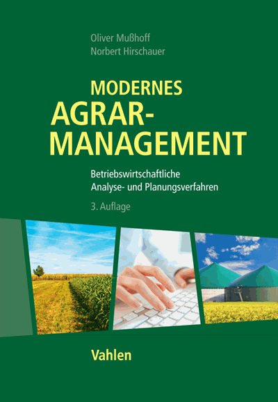 Cover of book: Modernes Agrarmanagement