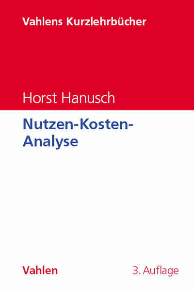 Cover of book: Nutzen-Kosten-Analyse