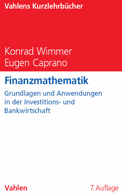 Cover of book: Finanzmathematik