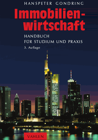 Cover of book: Immobilienwirtschaft