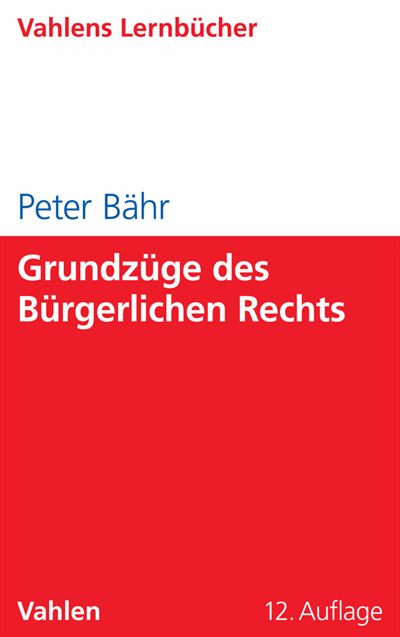 Cover of book: Grundzüge des Bürgerlichen Rechts