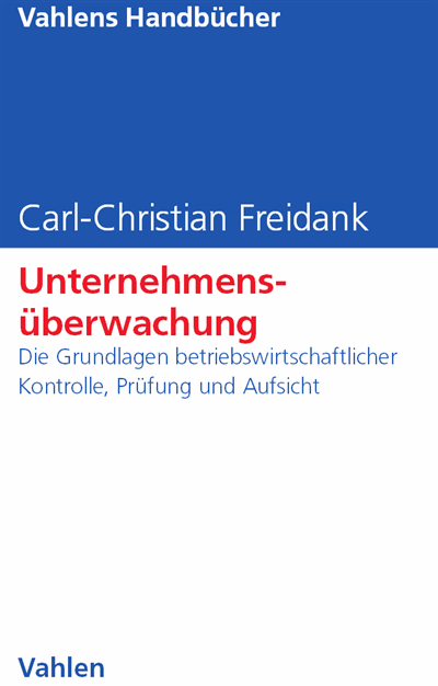Cover of book: Unternehmensüberwachung
