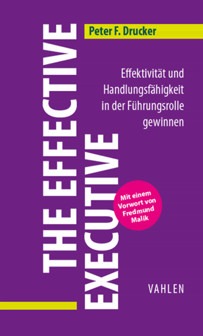 Cover of book: The Effective Executive