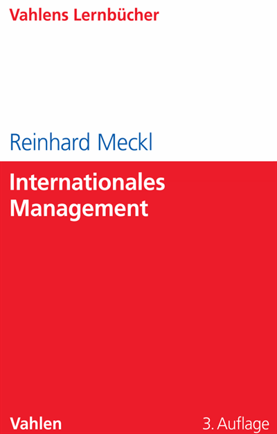 Cover of book: Internationales Management