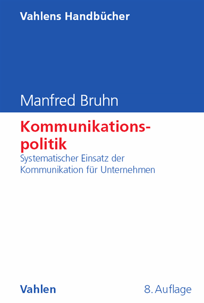 Cover of book: Kommunikationspolitik