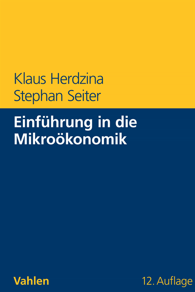 Cover des Buchs: Einführung in die Mikroökonomik