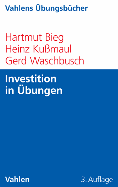 Cover of book: Investition in Übungen