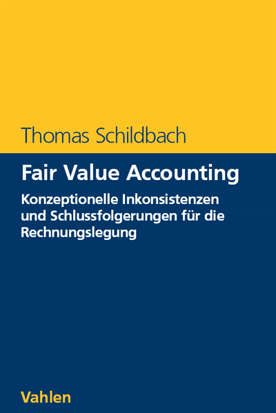 Cover des Buchs: Fair Value Accounting