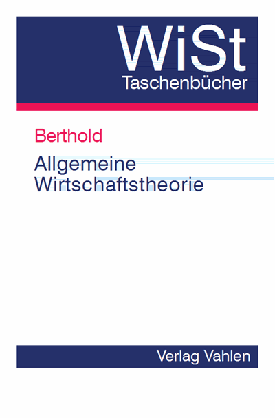 Cover des Buchs: Allgemeine Wirtschaftstheorie