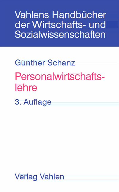 Cover of book: Personalwirtschaftslehre