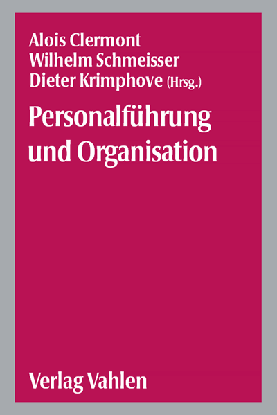 Cover des Buchs: Personalführung und Organisation
