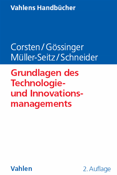 Cover of book: Grundlagen des Technologie- und Innovationsmanagements