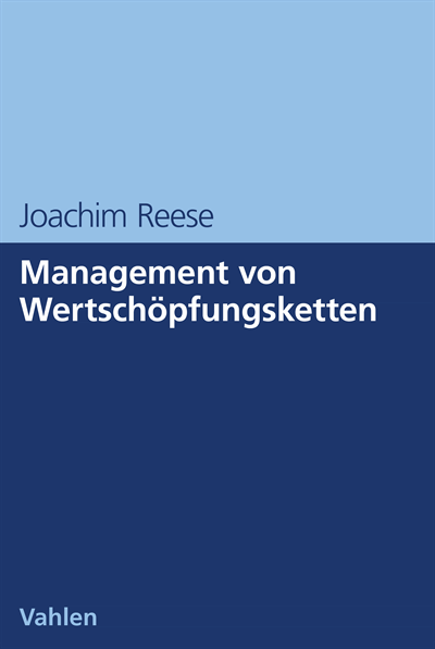 Cover des Buchs: Management von Wertschöpfungsketten