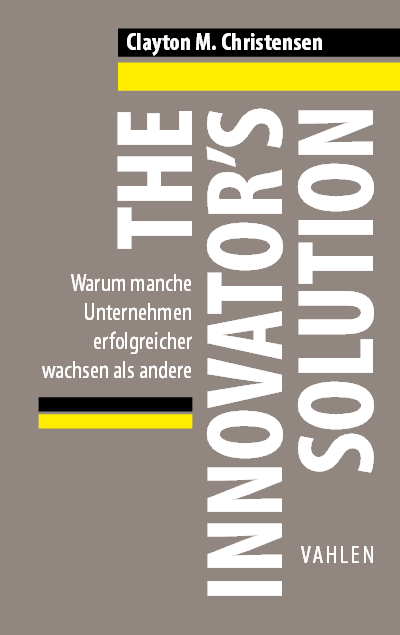Cover of book: The Innovator's Solution