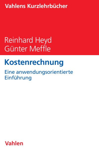 Cover of book: Kostenrechnung