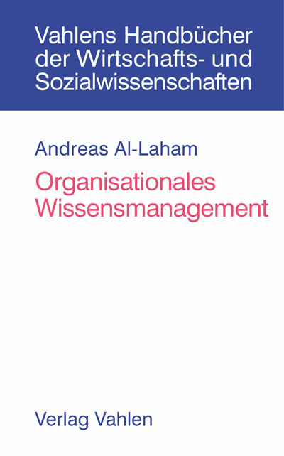 Cover of book: Organisationales Wissensmanagement