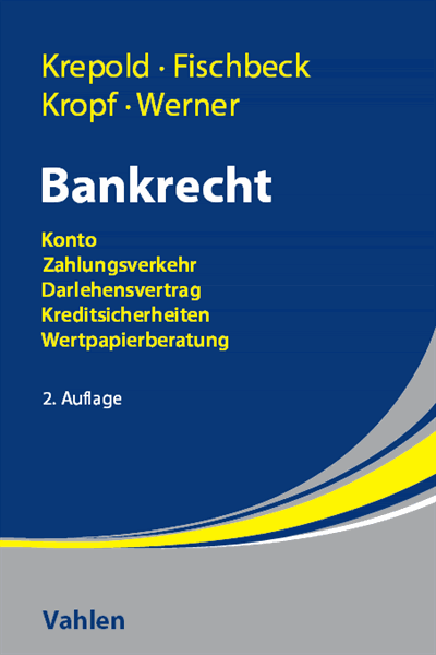 Cover of book: Bankrecht