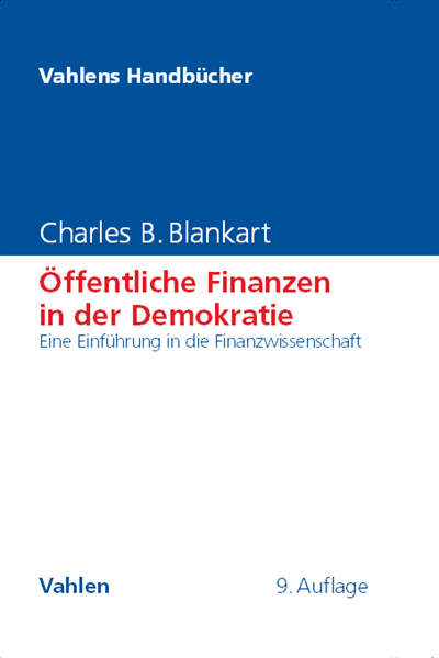 Cover of book: Öffentliche Finanzen in der Demokratie
