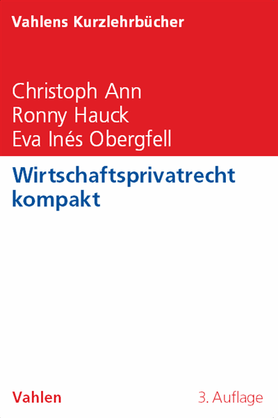 Cover of book: Wirtschaftsprivatrecht kompakt