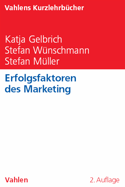 Cover of book: Erfolgsfaktoren des Marketing