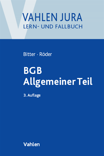 Cover of book: BGB Allgemeiner Teil