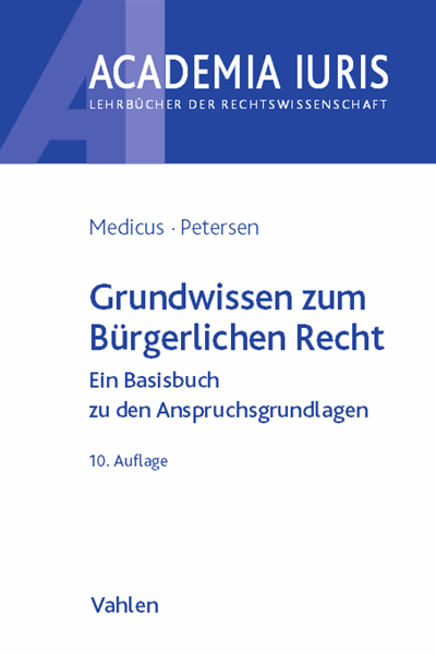 Cover des Buchs: Grundwissen zum Bürgerlichen Recht