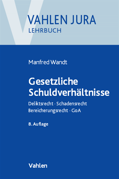 Cover des Buchs: Gesetzliche Schuldverhältnisse