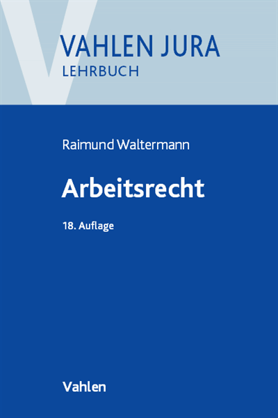 Cover des Buchs: Arbeitsrecht