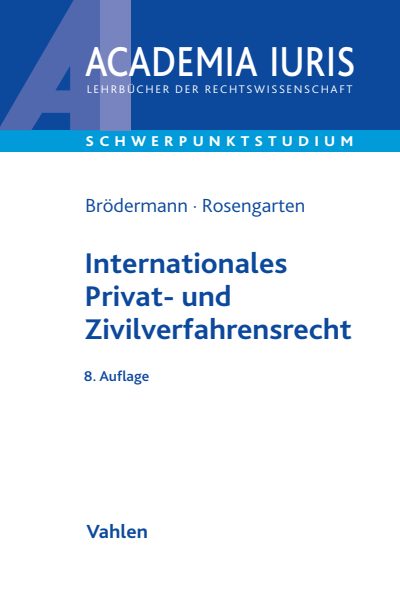 Cover of book: Internationales Privat- und Zivilverfahrensrecht